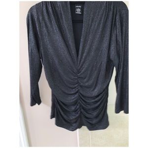 Black light sparkle top.